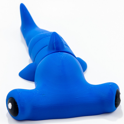 Flexi Hammerhead Shark Toy. 3D printed toys, gift for shark lovers