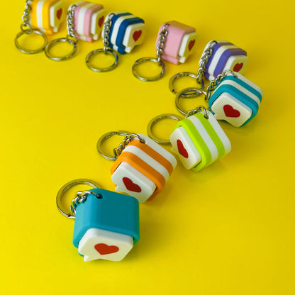 Love Message Clicker Keychain, Valentine's Day Gift, playful toy keychains